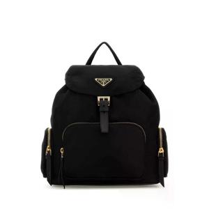 26SS 프라다 블랙 canvas 백팩 1BZ081RV44F0632