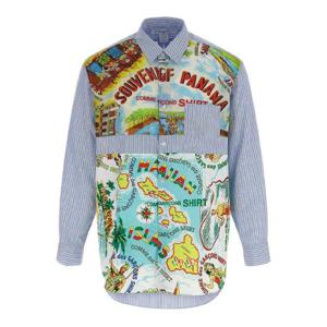 25FW 꼼데가르송 Patterned Inserts 셔츠 FPB059W251