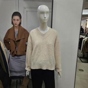 Ab.f.z DP01 와플패턴V넥루즈핏니트 AFZ4HW57