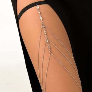 키밍 허벅지 초커 체인 2종세트 파티 무대의상 패션