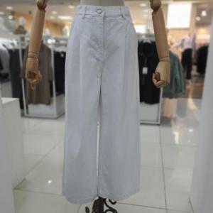 아날도바시니 DP01 화이트 원턱 와이드데님 AY05DP20N