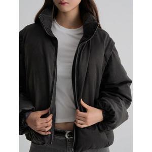 (355Y38LY54) [에잇세컨즈] 슬리브디테쳐블 빈티지 숏패딩  애쉬