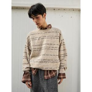 (225Y51EQ4A) [에잇세컨즈] 스트라이프 니트 풀오버  베이지