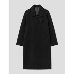 (455Y30LY45) [에잇세컨즈] 울 블랜디드 발마칸 코트  블랙