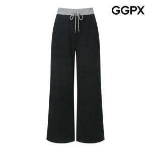GGPX  배색 밴딩 기모 트레이닝 팬츠 (GPBPT002B)