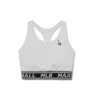 MLB 우먼스 베이직 애슬레저 레터링 밴드포인트 크롭탑 A5 3FTKB0434 07WHS 50BKS