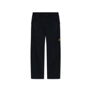 25 FW 스톤 아일랜드 로고 패치 코튼 카고 팬츠 블루 K2S153100002S0010