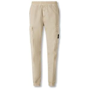 25 FW 스톤 아일랜드 로고 패치 백포켓 코튼 카고 팬츠 베이지 K2S153100033S00L1