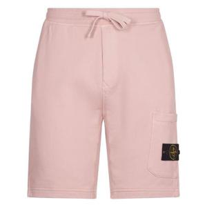 25 FW 스톤 아일랜드 컴패스 패치 드로스트링 쇼츠 핑크 K1S156200012S0051