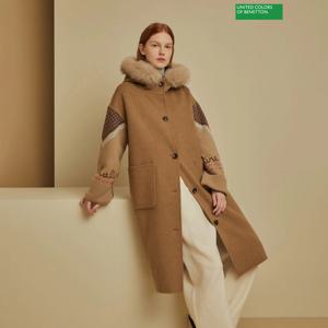 베네통 쿠스 퍼트리밍 후드 코트 BACTA9561