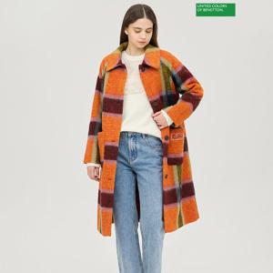 베네통 아카이브 체크 코트 BACTA8561