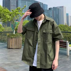 휴가의상 깔끔한 여름옷 오버셔츠 여행용