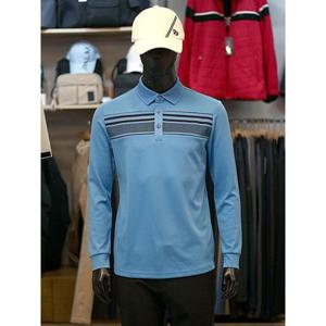 팜스프링스 세이브존03 팜스프링스 남성 골프 겨울 배색 포인트 카라 티셔츠 ASTSM244151GA