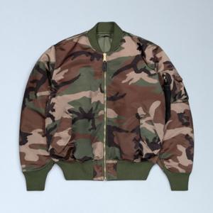 25 FW 알파 인더스트리 MA 1 Primaloft Flight 리버시블 봄버 자켓 756111C 408