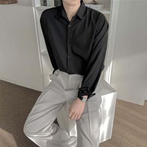 남성 긴팔 와이셔츠 구김적은 회사 직장인 무지 남방