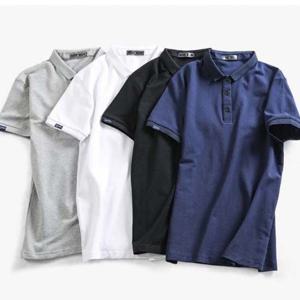 4컬러 카라티 슬림핏 반팔티 카라넥 남성티셔츠