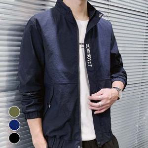 영문 하이넥 남자 블루종 점퍼 URD-107