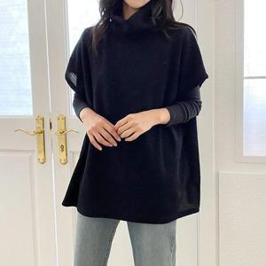 빅사이즈 503 데일리하이넥골지조끼 DNOK45