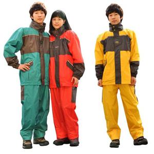 오토바이 작업안전 도롱이 우의 비옷 우비 산업용현장 우비우의