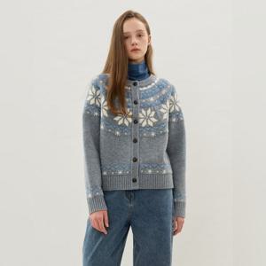 [올리브데올리브]눈꽃라운드 버튼 가디건 OK5WDA79