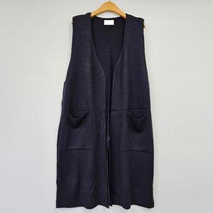 빅사이즈 509 엘리백트임오픈롱조끼 DRMT501