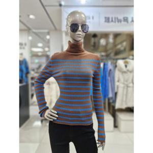 제시뉴욕 세이브존04 울100%스트라이프 골지 니트티셔츠 adb5ko667000