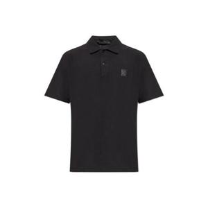 25 FW 스톤 아일랜드 로고 패치 쇼트슬리브 코튼 퓨어 폴로셔츠 블랙 K1S152200001S0F11
