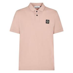 25 FW 스톤 아일랜드 로고 패치 쇼트슬리브 폴로셔츠 핑크 K1S1522002SCS0017