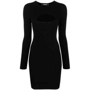 디스퀘어드2 미디 원피스 S75CV0593S18168 900 BLACK