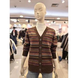 [무자크]기하학체크 배색 가디건MP8WKC09 세이브존03 [무자크]기하학체크 배색 가디건MP8WKC09 MP8WKC09