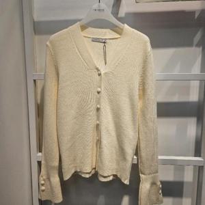 미센스 HC11 싸개단추 브이넥가디건 MB4YKCSG01Z