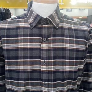 트레몰로 HC10 캐주얼 면 체크 남방 TRNNL3F8551