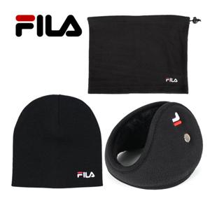 [방한3종세트]휠라골프 26년신상 넥워머+비니모자+방한귀마개-3종세트