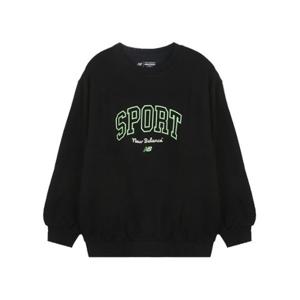 뉴발란스키즈긴팔티 RQJ NK9CFB412U-19 ESSENTIAL 베이직 로고 기모 스웨트 셔츠