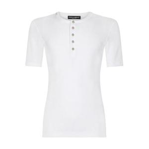 25 FW 돌체앤가바나 버튼 플래킷 티셔츠 G8QZ1TFU7AV TP432361519