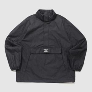 엄브로긴팔티 NQC UP421CWTO1-BLK 크랙다잉 스탠넥 아노락 / BLACK