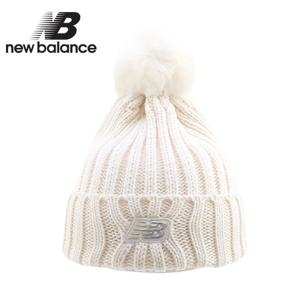 뉴발란스 키즈 여아 글리터 미드 방울 비니(NK8BDF404G-39)_아이보리