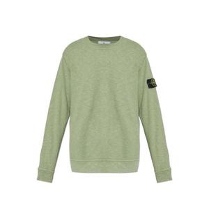 25 FW 스톤 아일랜드 로고 패치 와펜 롱슬리브 스웨트셔츠 그린 K2S156100053S0238