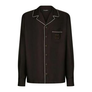 25 FW 돌체앤가바나 DG 로고 자수 실크 셔츠 G5IF1ZFU1S4 TP432234554