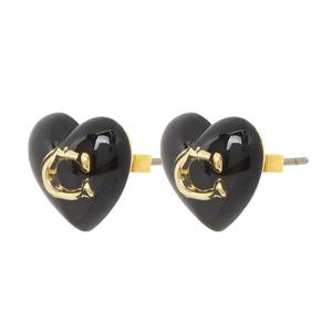 [특가/30개한정] 코치 시그니처 하트 여성 귀걸이 422706 GLD 00