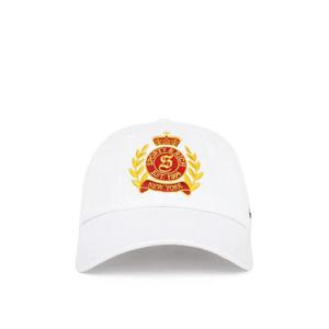 25 FW 스포티앤리치 자수 크레스트 베이스볼 캡 모자 AC040506243WH01 TP445147470