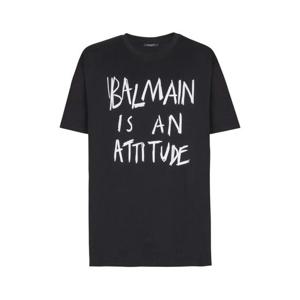 25 FW 발망 프린트 티셔츠 GH1EG225GF40 TP445167394