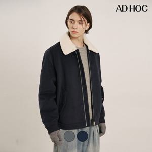 [애드호크]남성 페이크퍼 탈착 브러시 점퍼 HBAUJ41