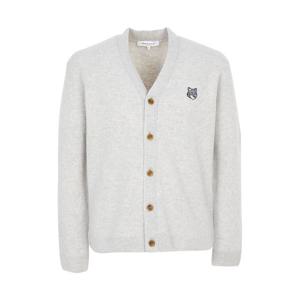 메종키츠네 폭스헤드 남성 가디건 PM00502KT1006 H120
