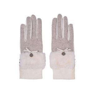 [까스텔바작]여성 리본포인트 플리스 방한장갑 BGEWGL701IV