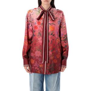 구찌 셔츠 25A835617ZATG8 5057 PINK FLORAL PRINT