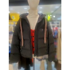 베네통  슬림핏 후드  숏 덕다운BAPDF7561