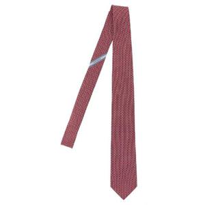FERRAGAMO Gancini print tie 789052FROSSO
