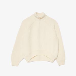 라코스테 공식 여성 3D 하프짚업 스웨터 AF2528-54N 70V