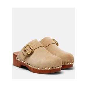 끌로에 Jeannette 40 임벨리시드 스웨이드 클로그 P01133637